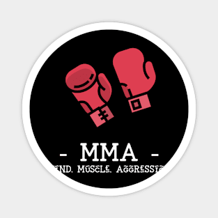 MMA - Mind muscle aggresion Magnet